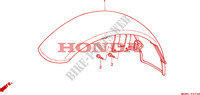 GARDE BOUE AVANT pour Honda VLX SHADOW 600 de 1997