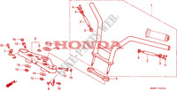 GUIDON   TE DE FOURCHE (1) pour Honda VT SHADOW 600 34HP de 1997