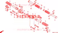 MARCHE(1) pour Honda VT SHADOW 600 de 1997