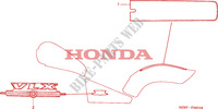 MARQUE(4) pour Honda VLX SHADOW 600 2 TONE de 1999