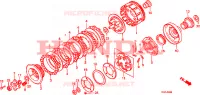 EMBRAYAGE pour Honda TRX 300 FOURTRAX 4X4 de 1991