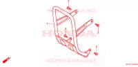 SUPPORT pour Honda SPORTRAX TRX 90 de 1997