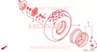 ROUE AVANT pour Honda TRX 300 SPORTRAX EX de 2008