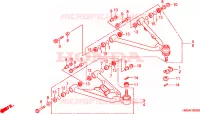 TRIANGLES AVANT pour Honda TRX 300 SPORTRAX EX de 2008