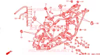 CADRE pour Honda TRX 300 FOURTRAX 4X4 de 1999