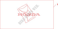 PROTECTION DE RESERVOIR pour Honda CB 250 de 2005