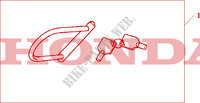 ANTIVOL HONDA U LOCK 120/340 HAC pour Honda 125 VARADERO DE LUXE de 2009
