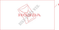PROTECTION DE RESERVOIR pour Honda 125 VARADERO DE LUXE de 2009