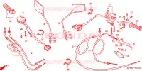 COMMODO   LEVIER   CABLE pour Honda CBF 250 de 2006