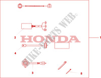 ALARME pour Honda S WING 125 FES ABS 3E de 2011
