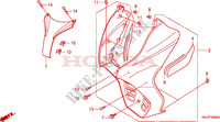 CARENAGE AVANT pour Honda S WING 125 FES de 2010