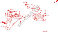 GARDE BOUE ARRIERE pour Honda S WING 125 FES SPECIAL de 2010