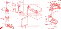BATTERIE pour Honda FORZA 250 X de 2007