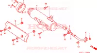 SILENCIEUX D'ECHAPPEMENT pour Honda FORZA 250 X de 2007