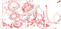 COMPTEUR pour Honda SH 125 D REAR DRUM BRAKE de 2009