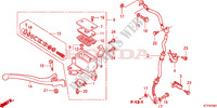 MAITRE CYLINDRE FREIN AV.(SH125/R/150/R) pour Honda SH 125 FREIN ARRIERE A DISQUE, SPECIAL de 2009