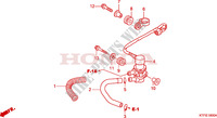 SOUPAPE D'ADMISSION pour Honda SH 125 REAR DISK BRAKE AND TOP BOX de 2010