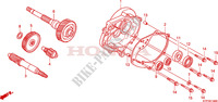 BOITE DE VITESSES pour Honda SH 125 TOP CASE de 2011
