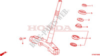 TE DE FOURCHE pour Honda SH 300 ABS TOP BOX de 2010
