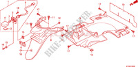 GARDE BOUE ARRIERE pour Honda SH 300 ABS TOP BOX de 2011