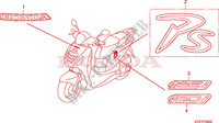MARQUE  pour Honda PES 150 INJECTION SPECIAL de 2008