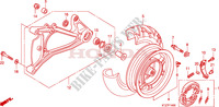 ROUE ARRIERE   BRAS OSCILLANT pour Honda PES 150 INJECTION SPECIAL de 2006
