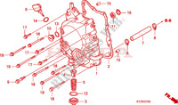 CARTER MOTEUR DROIT pour Honda PES 125 INJECTION SPECIAL de 2010