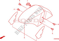GARDE BOUE AVANT pour Honda PES 125 INJECTION SPECIAL de 2010