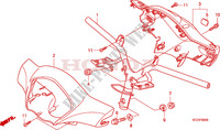 GUIDON   CARENAGE pour Honda PES 125 INJECTION SPORTY SPECIAL de 2010