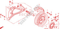 ROUE ARRIERE   BRAS OSCILLANT pour Honda PES 125 INJECTION de 2009