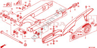 BRAS OSCILLANT pour Honda XL 1000 VARADERO ABS de 2011