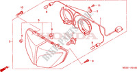 PROJECTEUR(CBF600S/SA) pour Honda CBF 600 Tête fourche, ABS 34HP de 2005