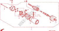 DEMARREUR (CBF600S6/SA6/N6/NA6) pour Honda CBF 600 NAKED BI TONS de 2006