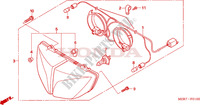 PROJECTEUR(CBF600S/SA) pour Honda CBF 600 FAIRING ABS 25KW de 2006