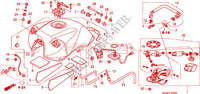 RESERVOIR A CARBURANT (CBF600S/SA) pour Honda CBF 600 FAIRING 25KW de 2009
