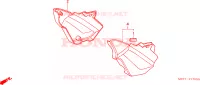 COUVERCLES LATERAUX pour Honda CBF 500 34HP de 2004
