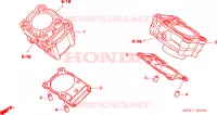 CYLINDRE pour Honda DEAUVILLE 700 de 2008