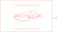 TAPIS DE TOP CASE pour Honda CBF 1000 de 2007