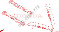 ARBRE A CAMES   SOUPAPE pour Honda CBF 1000 S ABS de 2009