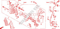 ETRIER DE FREIN AVANT DROIT (CBF1000A/T/S) pour Honda CBF 1000 S ABS de 2009