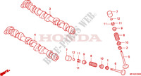ARBRE A CAMES   SOUPAPE pour Honda CBF 1000 ABS de 2010