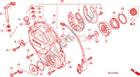 CARTER MOTEUR DROIT pour Honda CB 600 F HORNET RAYURES 34HP de 2010