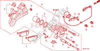 ETRIER DE FREIN ARRIERE(CB600FA/FA3) pour Honda CB 600 F HORNET ABS 34HP de 2010