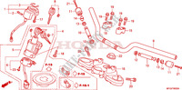 GUIDON   TE DE FOURCHE pour Honda CB 600 F HORNET ABS 34HP de 2010