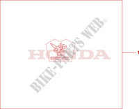 KIT LOGO SE pour Honda CB 600 F HORNET ABS 34HP de 2010