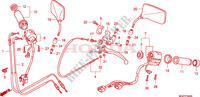LEVIER DE GUIDON   CABLE   COMMODO pour Honda VT 750 S de 2011
