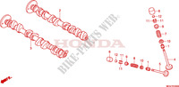 ARBRE A CAMES   SOUPAPE pour Honda CBR 600 F de 2011