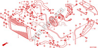 RADIATEUR pour Honda CBR 600 F SPECIAL de 2011