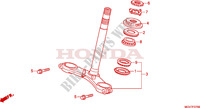 TE DE FOURCHE pour Honda CBR 600 F de 2011