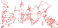 TETE DE FOURCHE pour Honda CBR 600 F ABS de 2011